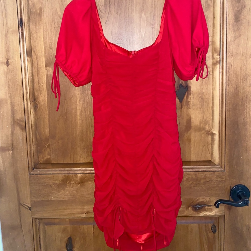 Majorelle Gerald Mini Dress in Red SIZE SMALL